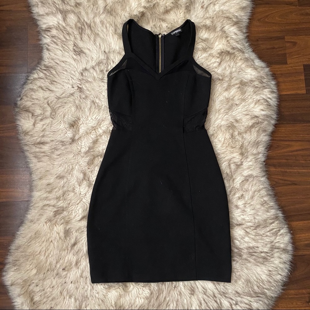 Express Black Mini Dress